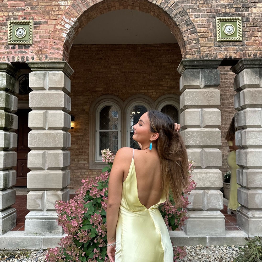 REVOLVE Yellow Maxi Dress